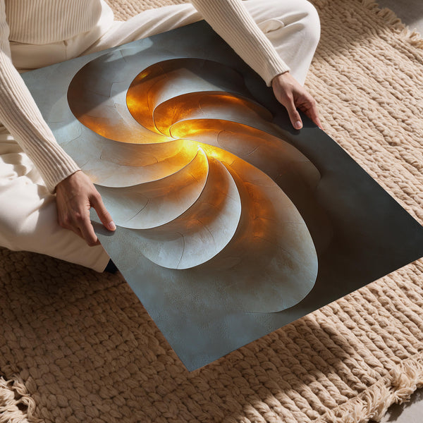 Radiant Shell Abstract