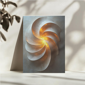 Radiant Shell Abstract