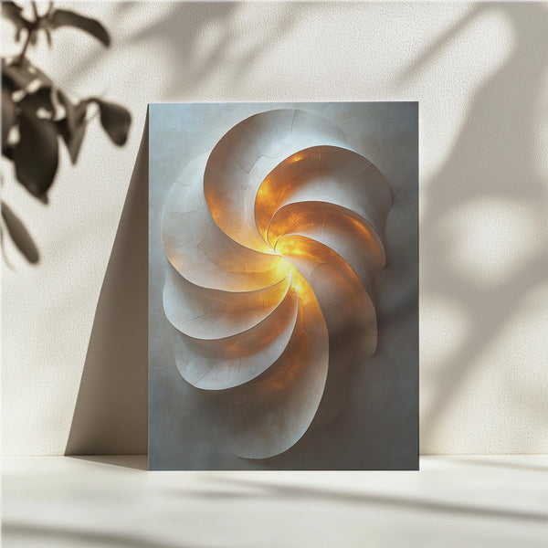 Radiant Shell Abstract