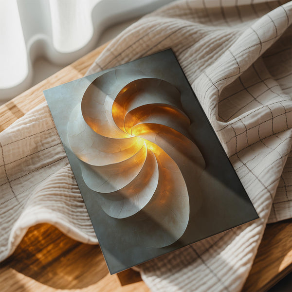 Radiant Shell Abstract