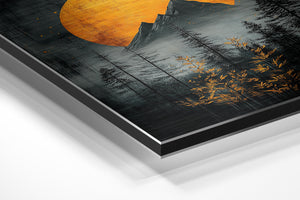 Serene Mountain Glow