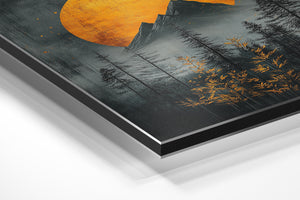 Serene Mountain Glow