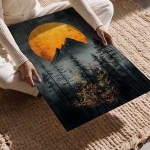 Serene Mountain Glow