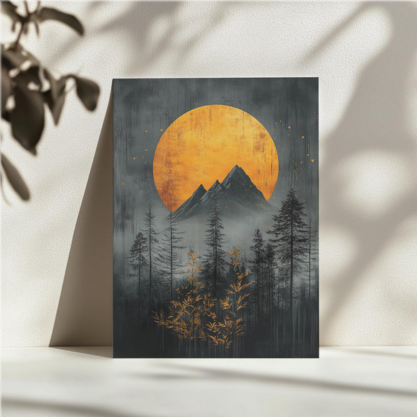 Serene Mountain Glow