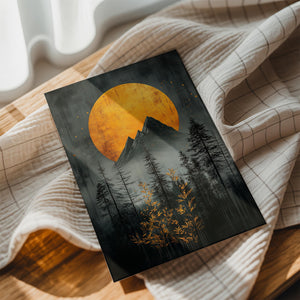 Serene Mountain Glow