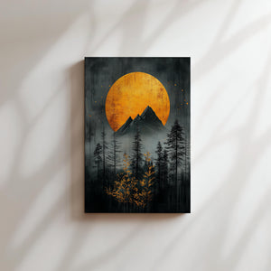 Serene Mountain Glow