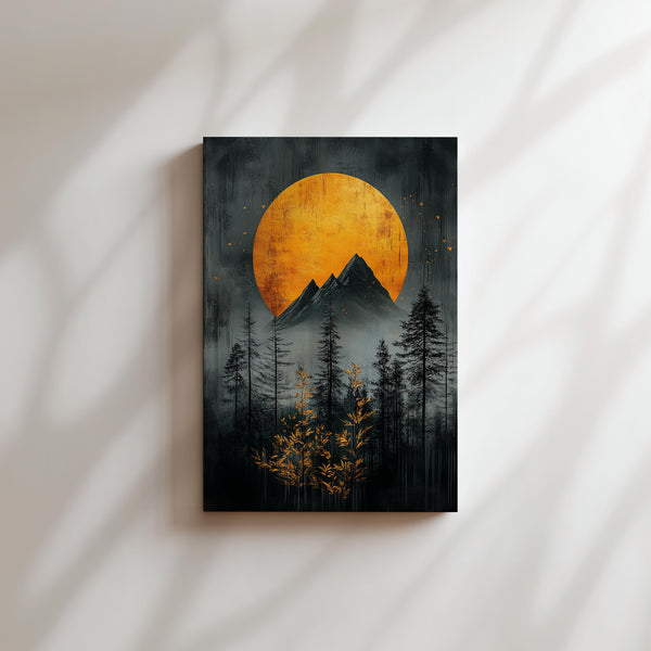 Serene Mountain Glow