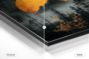 Serene Mountain Glow