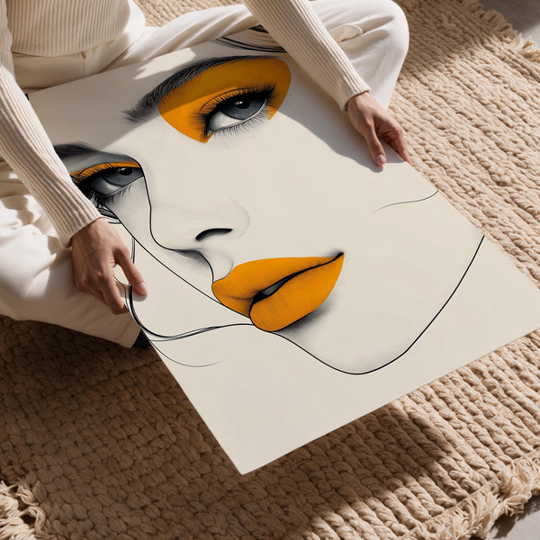 Vibrant Portrait Study