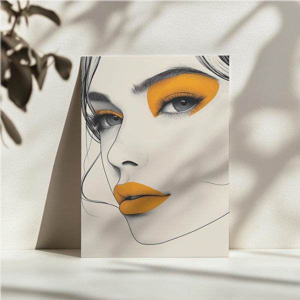 Vibrant Portrait Study