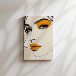 Vibrant Portrait Study