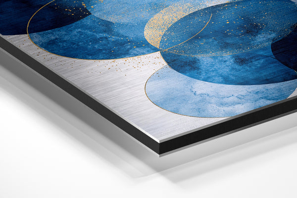 Blue and Gold Circles