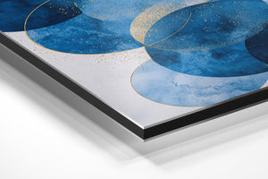 Blue and Gold Circles