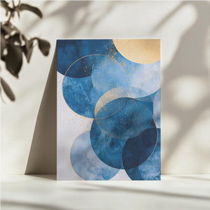Blue and Gold Circles