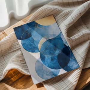 Blue and Gold Circles