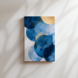 Blue and Gold Circles