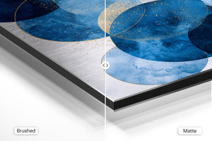 Blue and Gold Circles