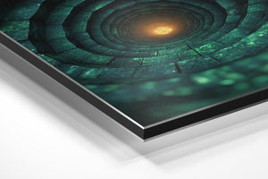 Glowing Spiral Depth