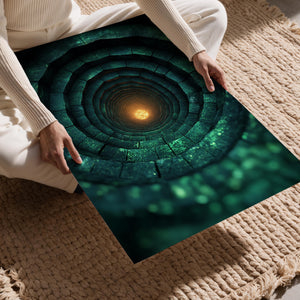 Glowing Spiral Depth