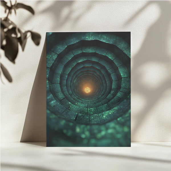 Glowing Spiral Depth