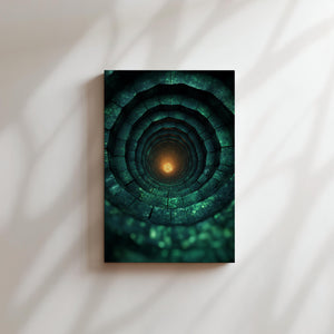 Glowing Spiral Depth