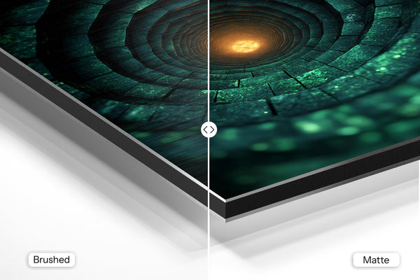 Glowing Spiral Depth