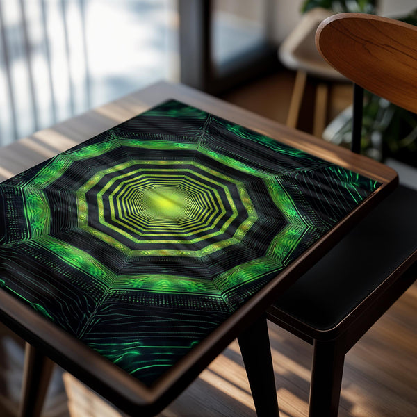 Green Hexagon Tunnel