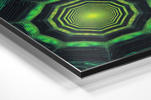 Green Hexagon Tunnel