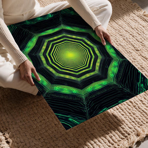 Green Hexagon Tunnel