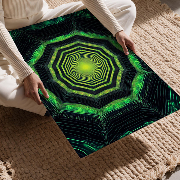 Green Hexagon Tunnel