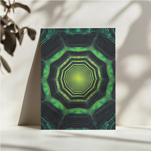 Green Hexagon Tunnel