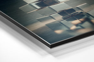 Metallic Cube Structure