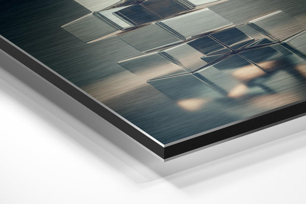 Metallic Cube Structure