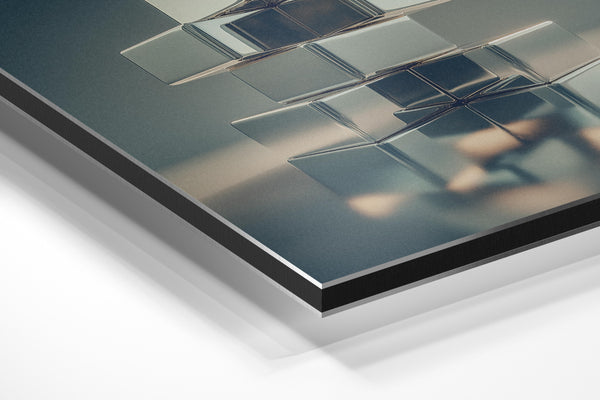 Metallic Cube Structure