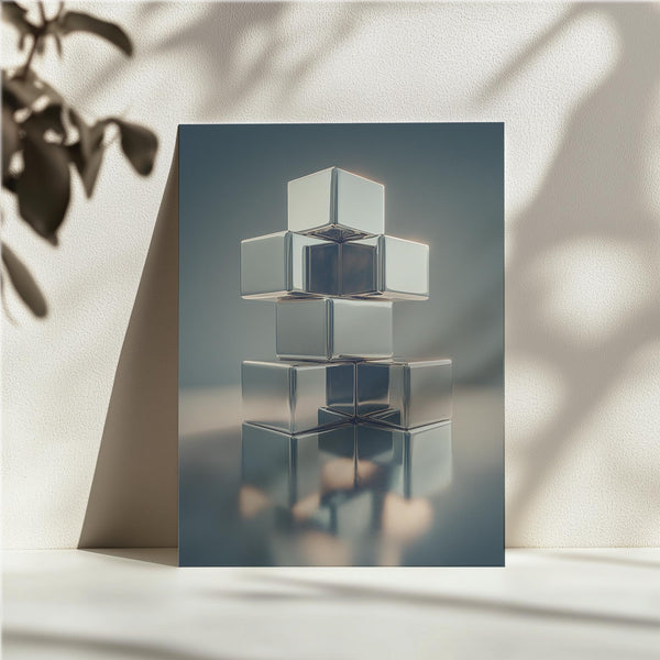 Metallic Cube Structure