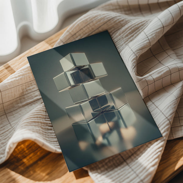 Metallic Cube Structure