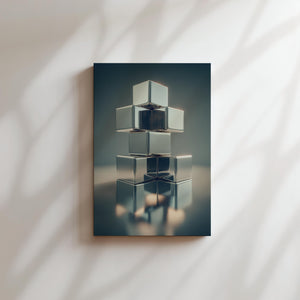 Metallic Cube Structure