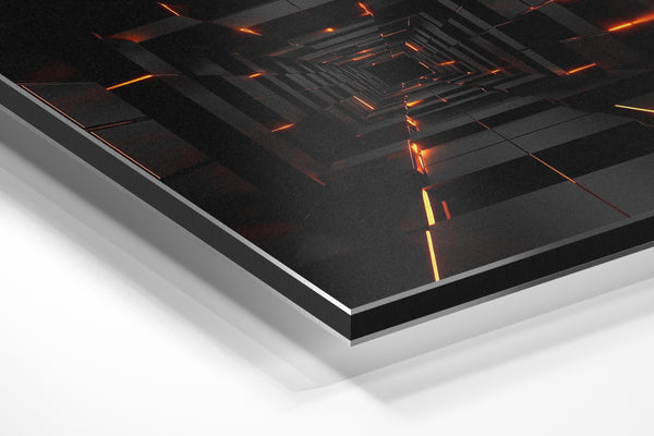 Glowing Infinite Tunnel