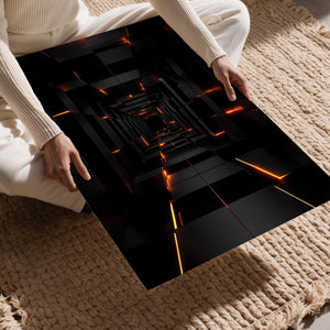 Glowing Infinite Tunnel