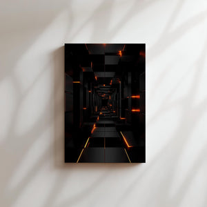 Glowing Infinite Tunnel