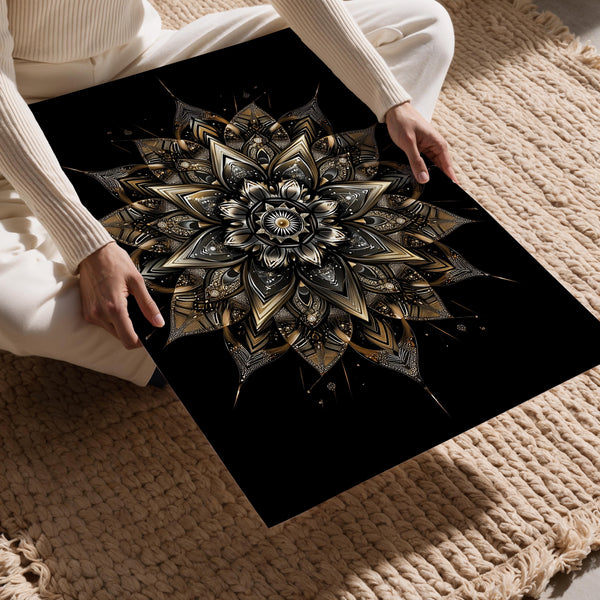 Golden Ornate Mandala