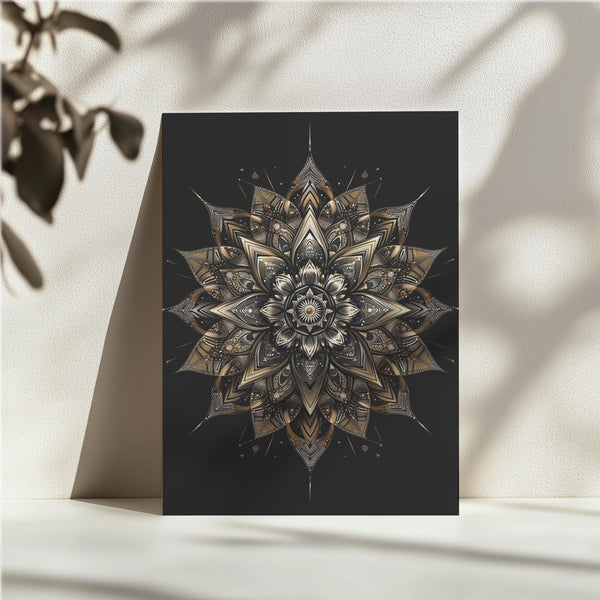 Golden Ornate Mandala