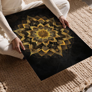Dark Golden Mandala