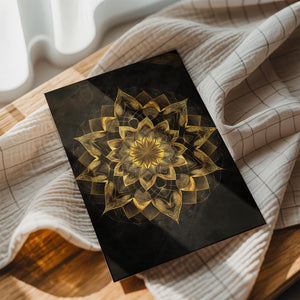 Dark Golden Mandala