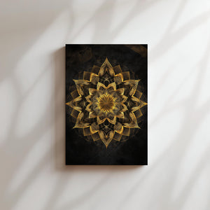Dark Golden Mandala