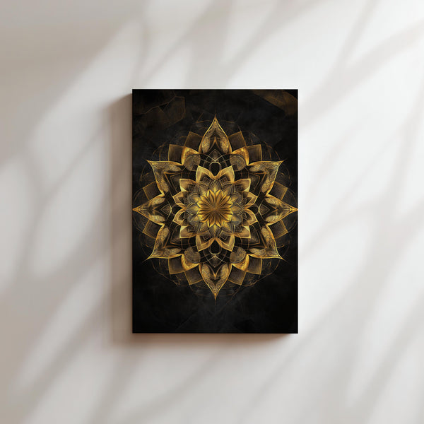 Dark Golden Mandala