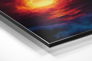 Fiery Solar Seascape