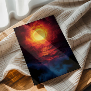 Fiery Solar Seascape