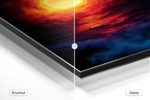 Fiery Solar Seascape