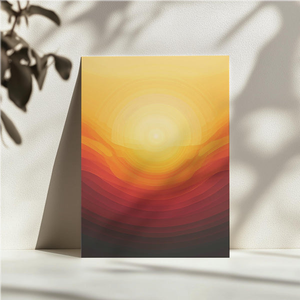 Abstract Sunrise Layers